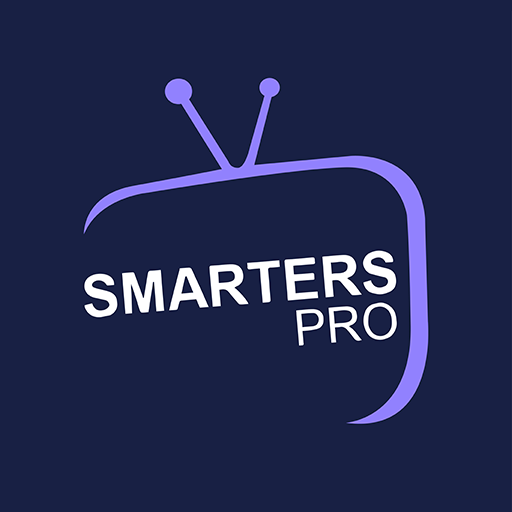 Logo IPTV Smarters Pro — lecteur IPTV multi-plateforme Android, iOS, Windows et Fire TV